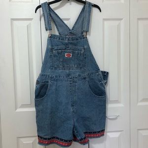 Cute vintage overalls shorts
